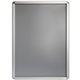 Seco Classic Snap Frame - 24" x 36" Frame Size - Rectangle - Black - Dual-sided, Durable - 1 Each - Aluminum - Silver