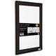 Seco Classic Snap Frame - 27" x 41" Frame Size - Rectangle - Black - 1 Each - Aluminum - Black