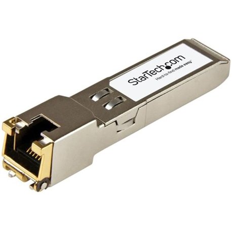 StarTech.com Extreme Networks 10065 Compatible SFP Module - 1000BASE-T - 1GE Gigabit Ethernet SFP to RJ45 Cat6/Cat5e Transceiver