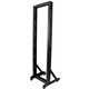 StarTech.com 2-Post 42U Mobile Open Frame Server Rack, Two Post 19in Network Rack with Casters, Rolling Open Rack for AV/Data/IT