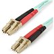 StarTech.com 1m (3ft) LC/UPC to LC/UPC OM4 Multimode Fiber Optic Cable, 50/125&microm, 100G, Low Insertion Loss, LSZH Fiber Jump