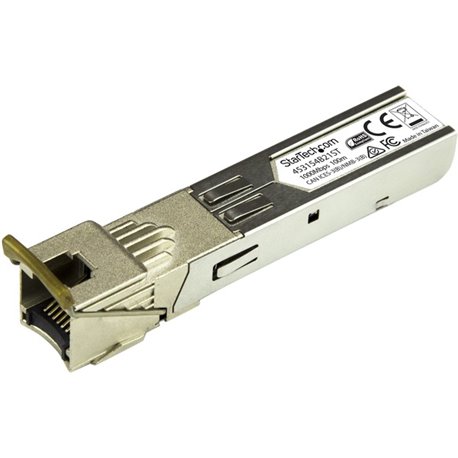 StarTech.com HPE 453154-B21 Compatible SFP Module - 1000BASE-T - 1GE Gigabit Ethernet SFP SFP to RJ45 Cat6/Cat5e - 100m - HPE 45