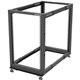 StarTech.com 4-Post 18U Mobile Open Frame Server Rack, 19" Network Rack with Casters, Rolling Rack for Computer/AV/Data/IT Equip