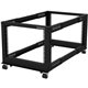 StarTech.com 4-Post 8U Mobile Open Frame Server Rack, 19in Network Rack with Casters, Small Rolling Rack for Computer/AV/Data/IT