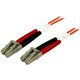 StarTech.com 2m Fiber Optic Cable - Multimode Duplex 50/125 - OFNP Plenum - LC/LC - OM2 - LC to LC Fiber Patch Cable - Provide a