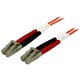 StarTech.com 3m Fiber Optic Cable - Multimode Duplex 50/125 - OFNP Plenum - LC/LC - OM2 - LC to LC Fiber Patch Cable - Provide a