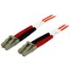 StarTech.com 5m Fiber Optic Cable - Multimode Duplex 50/125 - OFNP Plenum - LC/LC - OM2 - LC to LC Fiber Patch Cable - 16.40 ft 