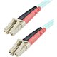 StarTech.com 1m Fiber Optic Cable - 10 Gb Aqua - Multimode Duplex 50/125 - LSZH - LC/LC - OM3 - LC to LC Fiber Patch Cable - LC 