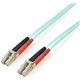 StarTech.com 2m Fiber Optic Cable - 10 Gb Aqua - Multimode Duplex 50/125 - LSZH - LC/LC - OM3 - LC to LC Fiber Patch Cable - LC 