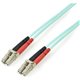 StarTech.com 5m (16.4ft) LC/UPC to LC/UPC OM3 Multimode Fiber Optic Cable, Full Duplex 50/125 Zipcord, 100G, LSZH Fiber Jumper C