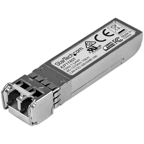 StarTech.com HPE AJ717A Compatible SFP+ Module - 8G Fiber Channel WW - 8GE Gigiabit Ethernet SFP+ 8GbE Single Mode Fiber Transce