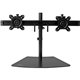 StarTech.com Dual Monitor Stand, Horizontal, For up to 24" (17.6lb/8kg) VESA Monitors, Black, Adjustable Monitor Stand, Steel & 