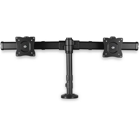 StarTech.com Desk-Mount Dual-Monitor Arm, For up to 27"(17.6lb/8kg) Monitors, Low Profile Design, Clamp/Grommet Mount, Dual Moni