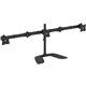 StarTech.com Triple Monitor Stand, Crossbar, Steel & Aluminum, For VESA Mount Monitors up to 27"(17.6lb/8kg), Monitor Stand, 3 M