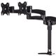 StarTech.com Desk Mount Dual Monitor Arm, Dual Articulating Monitor Arm, Height Adjustable, For VESA Monitors up to 24" (29.9lb/