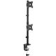 StarTech.com Desk Mount Dual Monitor Mount, Vertical, Steel Dual Monitor Arm, For VESA Mount Monitors up to 27" (22lb/10kg), Adj