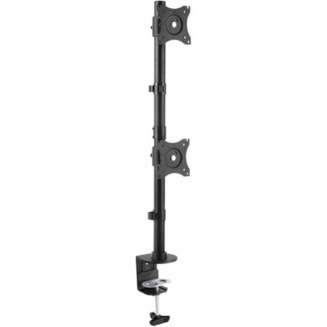 StarTech.com Desk Mount Dual Monitor Mount, Vertical, Steel Dual Monitor Arm, For VESA Mount Monitors up to 27" (22lb/10kg), Adj