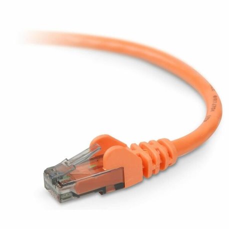 Belkin High Performance Cat. 6 UTP Network Patch Cable - RJ-45 Male - RJ-45 Male - 29.86ft - Orange