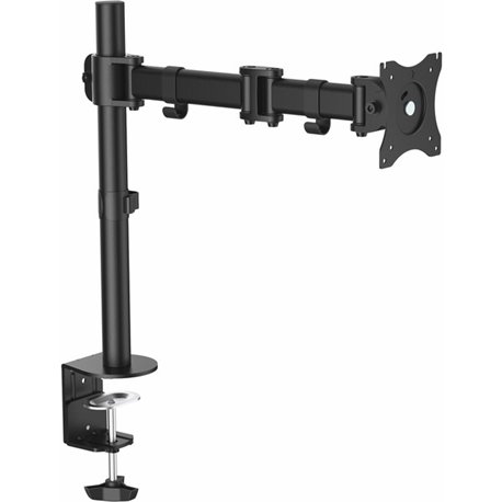 StarTech.com Desk Mount Monitor Arm 34" (17.6lb/8kg) VESA Displays, Articulating Monitor Pole Mount, Height Adjustable, Clamp/Gr