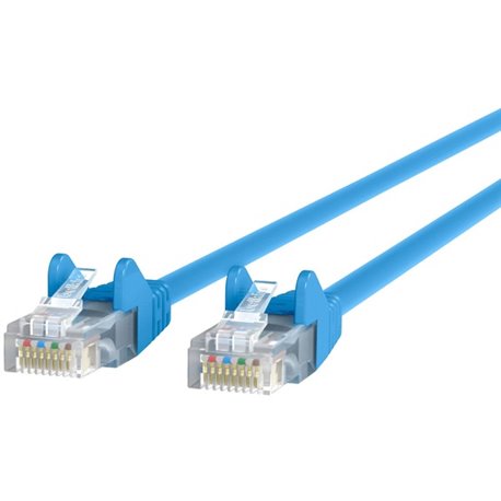 Belkin Cat6 Cable - RJ-45 Male - RJ-45 Male - 40ft - Blue