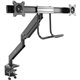 StarTech.com Desk Mount Dual Monitor Arm, Ergonomic VESA Mount 32" (17.6lb/8kg) Displays, Crossbar Handle for Full Motion, C-Cla