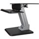 StarTech.com Height Adjustable Standing Desk Converter - Sit Stand Desk with One-finger Adjustment - Ergonomic Desk - Turn your 