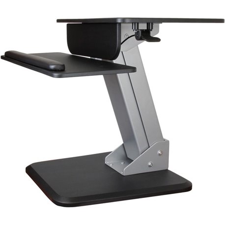 StarTech.com Height Adjustable Standing Desk Converter - Sit Stand Desk with One-finger Adjustment - Ergonomic Desk - Turn your 