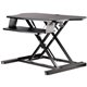 StarTech.com Corner Sit Stand Desk Converter with Keyboard Tray, Large Surface 35"x21" , Height Adjustable Ergonomic Tabletop St