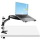 StarTech.com Desk Mount Laptop Arm, Full Motion Articulating Arm/Stand for Laptop or 34" (17.6lb/8kg) Monitor, VESA Mount Laptop