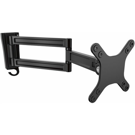 StarTech.com Wall Mount Monitor Arm, Dual Swivel, Supports 13'' to 34" (33.1lb/15kg) Monitors, VESA Mount, TV Wall Mount, TV Mou