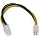 StarTech.com 8in ATX12V 4 Pin P4 CPU Power Extension - Extend the reach of your ATX12V power supply CPU power connector by 8in