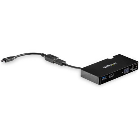 StarTech.com USB 3.0 Multiport Adapter + USB-C to USB-A Cable - Mac & Windows - For USB-A or USB-C laptops - HDMI & VGA - 1x USB