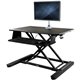 StarTech.com Sit-Stand Desk Converter with Monitor Arm - 35" Wide - Height Adjustable Standing Desk Solution - Arm for up to 30"