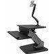 StarTech.com Sit-to-Stand Workstation with Full-Motion Articulating Monitor Arm - One-Touch Height Adjustment - Turn your desk i