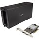 StarTech.com Thunderbolt 3 to 10GbE Fiber Network Chassis - External PCIe enclosure - 2 Open SFP+ Ports - This Thunderbolt 3 net