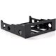 StarTech.com 3.5" to 5.25" Front Bay Mounting Bracket - Desktop Front Bay Adapter - Black - This 3.5" to 5.25" front bay mountin