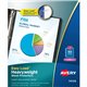 Avery Heavyweight Sheet Protectors - For Letter 8 1/2" x 11" Sheet - Ring Binder - Diamond Clear - Polypropylene - 50 / Box