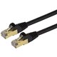 StarTech.com 15ft CAT6a Ethernet Cable - 10 Gigabit Category 6a Shielded Snagless 100W PoE Patch Cord 10GbE Black UL Certified W