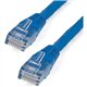 StarTech.com 75ft CAT6 Ethernet Cable - Blue Molded Gigabit - 100W PoE UTP 650MHz - Category 6 Patch Cord UL Certified Wiring/TI
