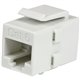 StarTech.com White Cat 6 RJ45 Keystone Jack Network Coupler - F/F - Join two Cat6 patch cables together to make a longer cable -