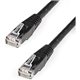 StarTech.com 100ft CAT6 Ethernet Cable - Black Molded Gigabit - 100W PoE UTP 650MHz - Category 6 Patch Cord UL Certified Wiring/