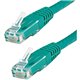 StarTech.com 10ft CAT6 Ethernet Cable - Green Molded Gigabit - 100W PoE UTP 650MHz - Category 6 Patch Cord UL Certified Wiring/T