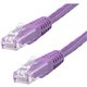 StarTech.com 10ft CAT6 Ethernet Cable - Purple Molded Gigabit - 100W PoE UTP 650MHz - Category 6 Patch Cord UL Certified Wiring/