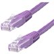 StarTech.com 15ft CAT6 Ethernet Cable - Purple Molded Gigabit - 100W PoE UTP 650MHz - Category 6 Patch Cord UL Certified Wiring/