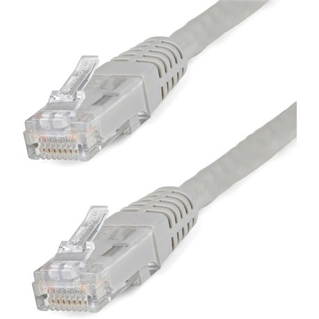 StarTech.com 20ft CAT6 Ethernet Cable - Gray Molded Gigabit - 100W PoE UTP 650MHz - Category 6 Patch Cord UL Certified Wiring/TI