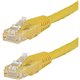 StarTech.com 25ft CAT6 Ethernet Cable - Yellow Molded Gigabit - 100W PoE UTP 650MHz - Category 6 Patch Cord UL Certified Wiring/