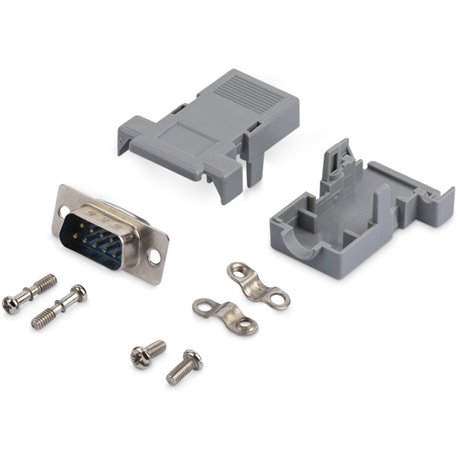 StarTech.com Solder D-SUB - Assembled - Plastic Backshell Serial / parallel connector - DB-9 (M) - Serial connector - DB-9 (M)