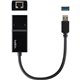 Belkin USB 3.0 to Gigabit Ethernet GbE Network Adapter 10/100/1000 - USB - 1 Port(s) - 1 x Network (RJ-45) - Twisted Pair - 10/1