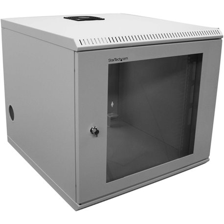 StarTech.com 10U 19" Wallmounted Server Rack Cabinet - Store your servers, network and telecommunications equipment securely in 