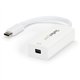 StarTech.com - USB-C to Mini DisplayPort Adapter - 4K 60Hz - White - USB Type-C to Mini DP Adapter - Thunderbolt 3 Compatible - 